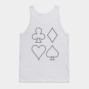 Playing Cards Game Tank Top